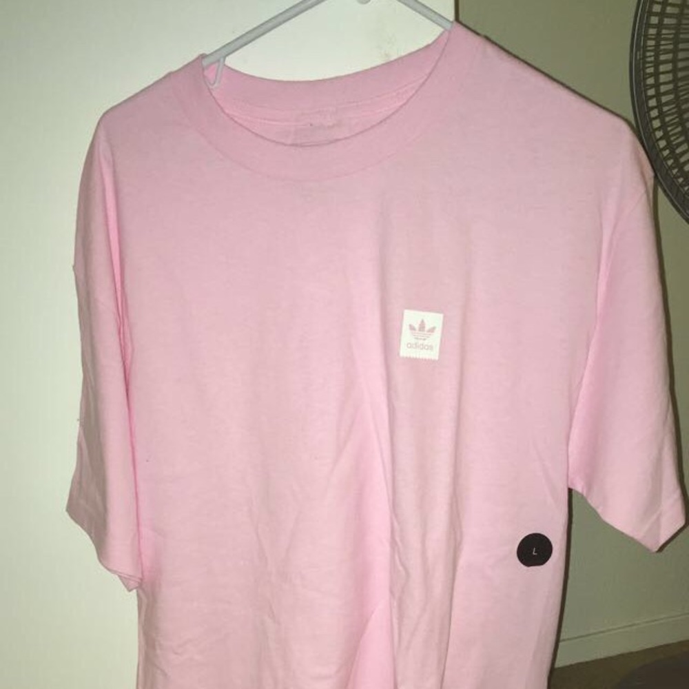 Adidas pink tee